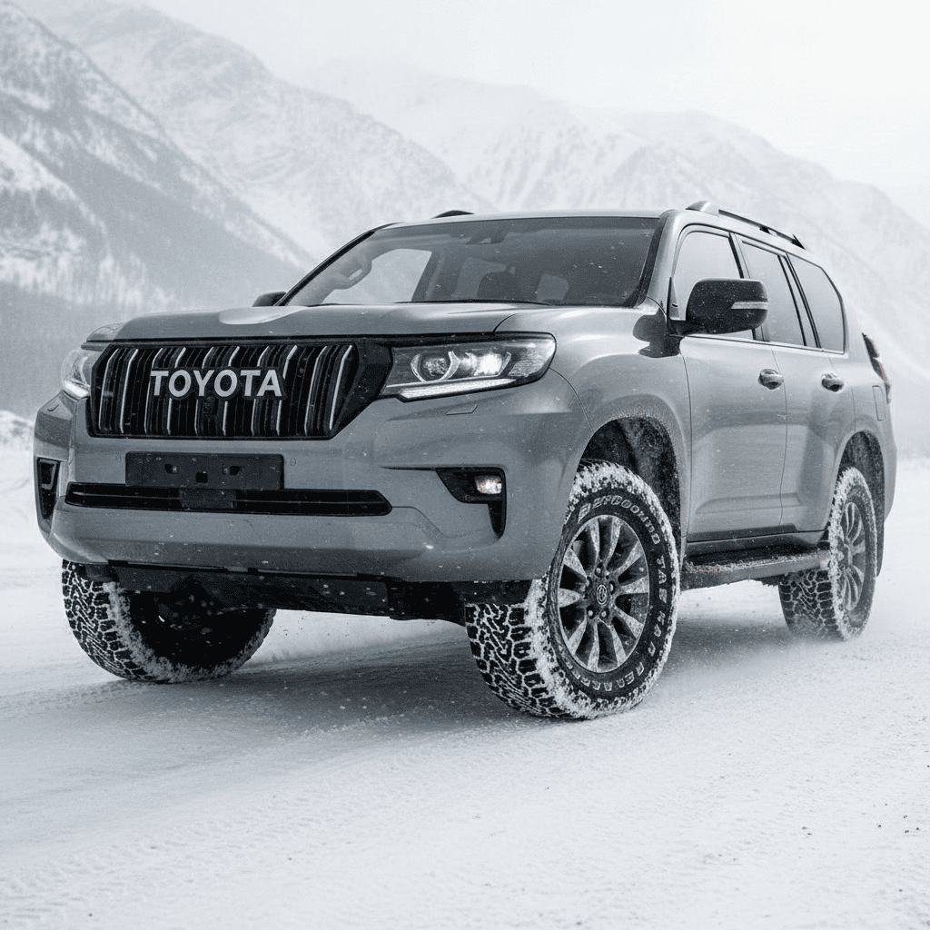 Prado 250 с грязевыми Mud-Terrain шинами